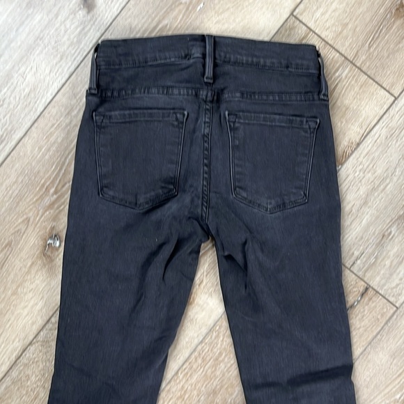 Frame Denim Black Le Skinny de Jeanne Jeans - Picture 7 of 11